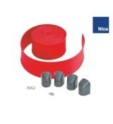 ochranná červená guma 8m s koncovými zátkami pre rameno NICE WA1